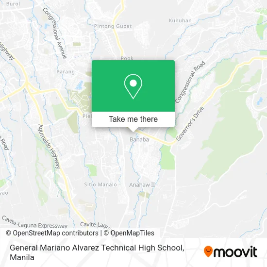 General Mariano Alvarez Technical High School map