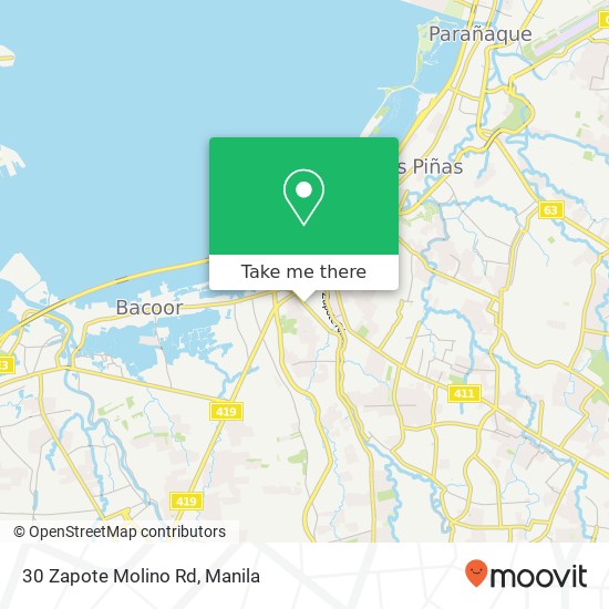 30 Zapote Molino Rd map