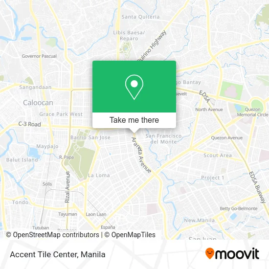 Accent Tile Center map