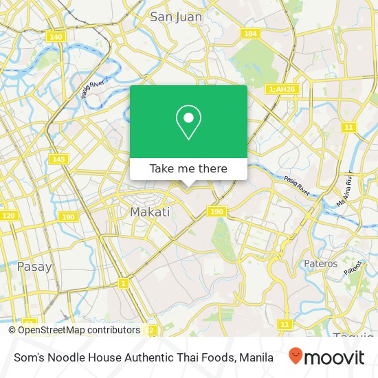 Som's Noodle House Authentic Thai Foods map