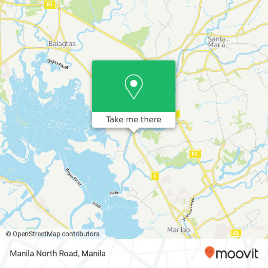 Manila North Road map