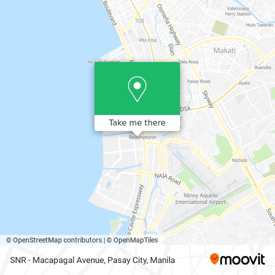 SNR - Macapagal Avenue, Pasay City map