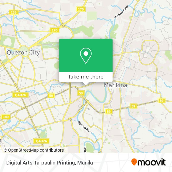 Digital Arts Tarpaulin Printing map
