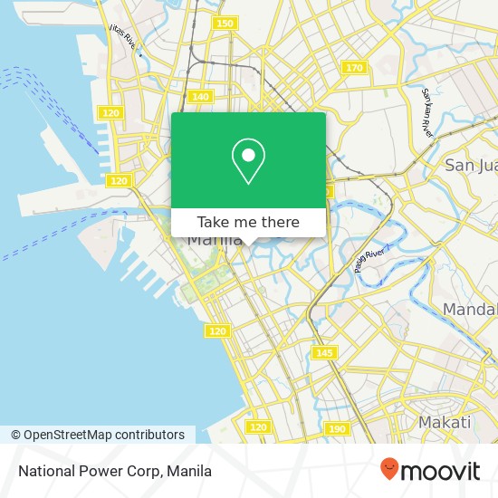 National Power Corp map