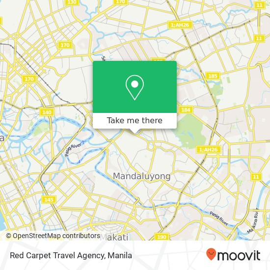 Red Carpet Travel Agency map