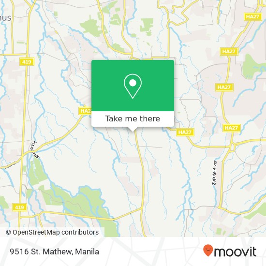 9516 St. Mathew map
