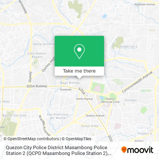 Quezon City Police District Masambong Police Station 2 (QCPD Masambong Police Station 2) map