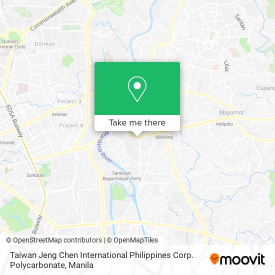 Taiwan Jeng Chen International Philippines Corp. Polycarbonate map