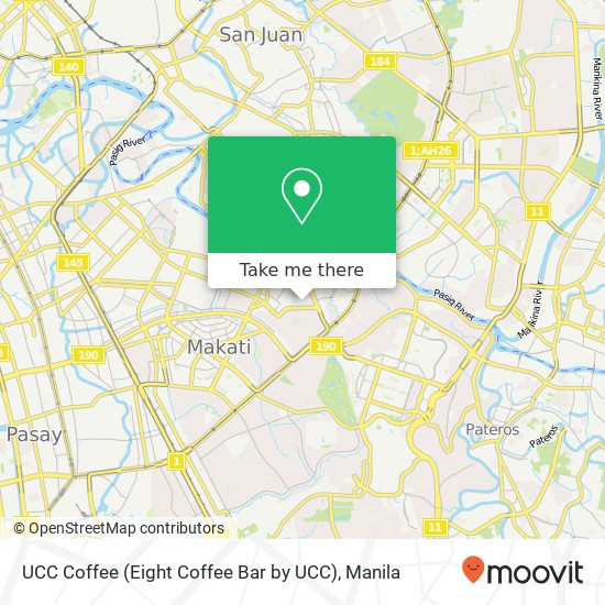 UCC Coffee (Eight Coffee Bar by UCC) map