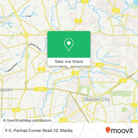 9 G. Parinaz Corner Road 20 map