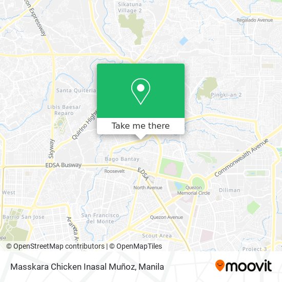 Masskara Chicken Inasal Muñoz map
