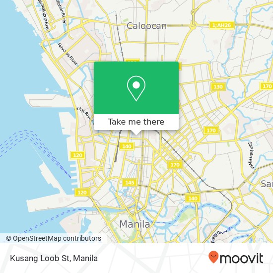 Kusang Loob St map