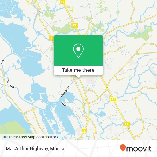 MacArthur Highway map