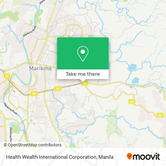 Health Wealth International Corporation map