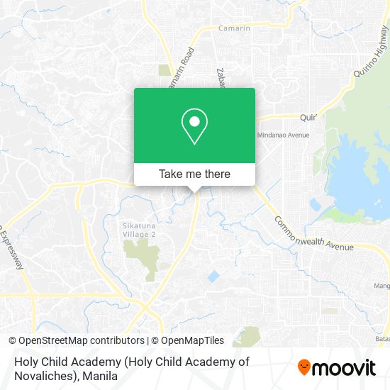 Holy Child Academy (Holy Child Academy of Novaliches) map