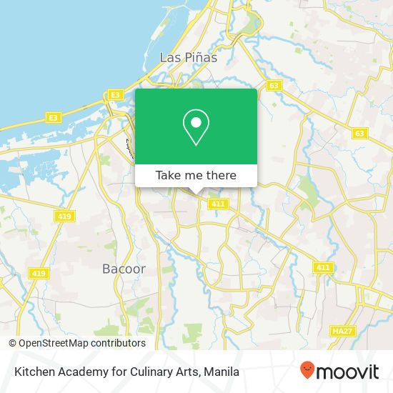 Kitchen Academy for Culinary Arts map