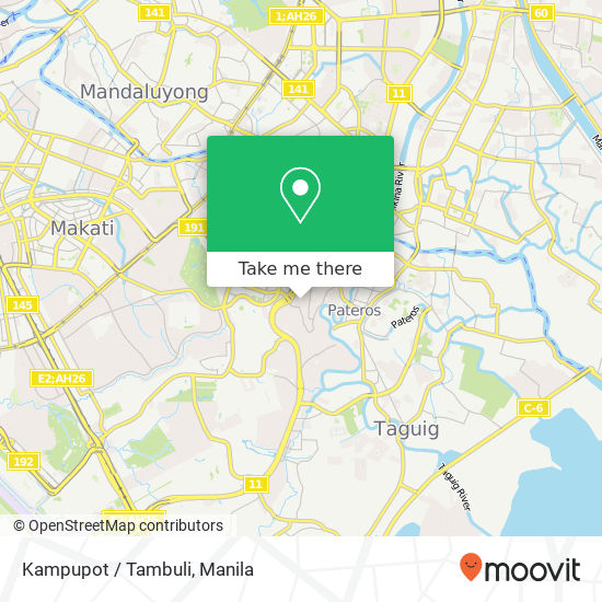 Kampupot / Tambuli map