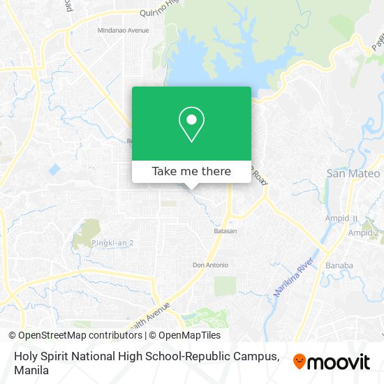 Holy Spirit National High School-Republic Campus map