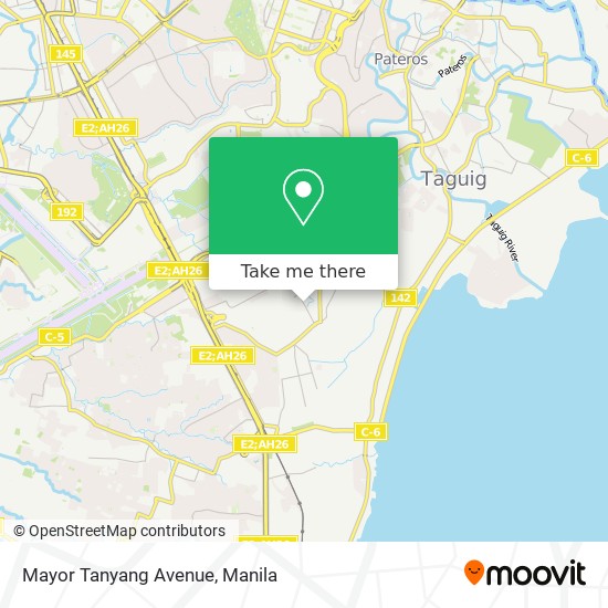 Mayor Tanyang Avenue map