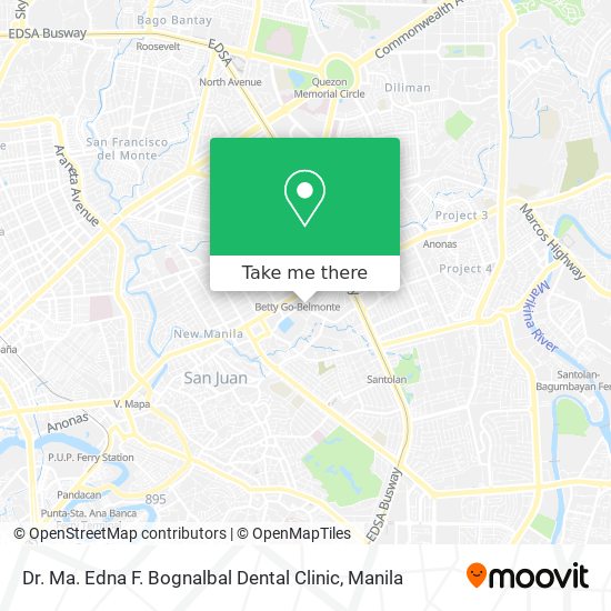 Dr. Ma. Edna F. Bognalbal Dental Clinic map