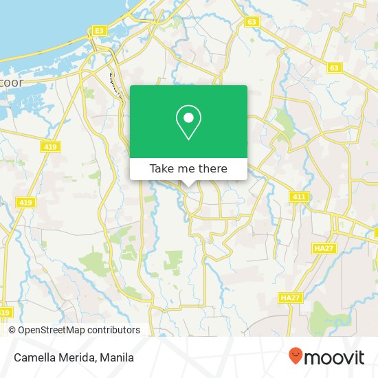 Camella Merida map