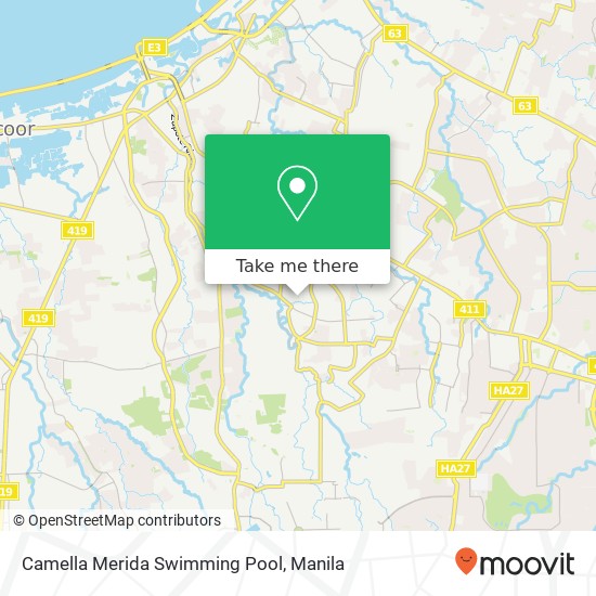 Camella Merida Swimming Pool map