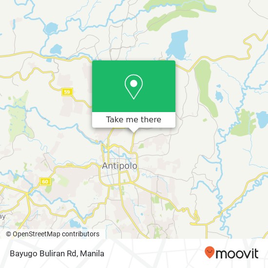 Bayugo Buliran Rd map