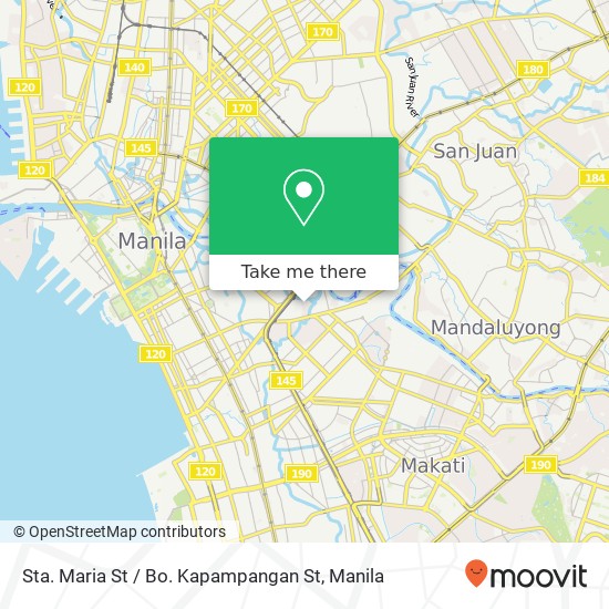 Sta. Maria St / Bo. Kapampangan St map