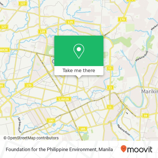 Foundation for the Philippine Environment map