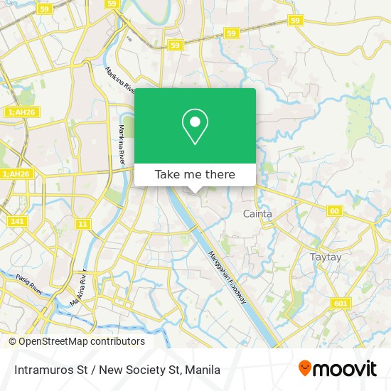 Intramuros St / New Society St map