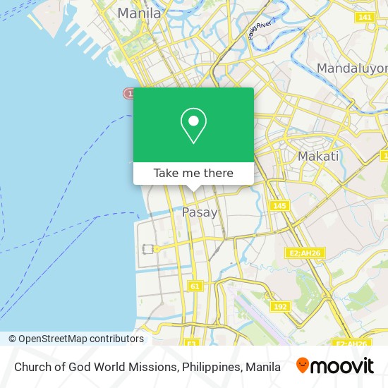 Church of God World Missions, Philippines map