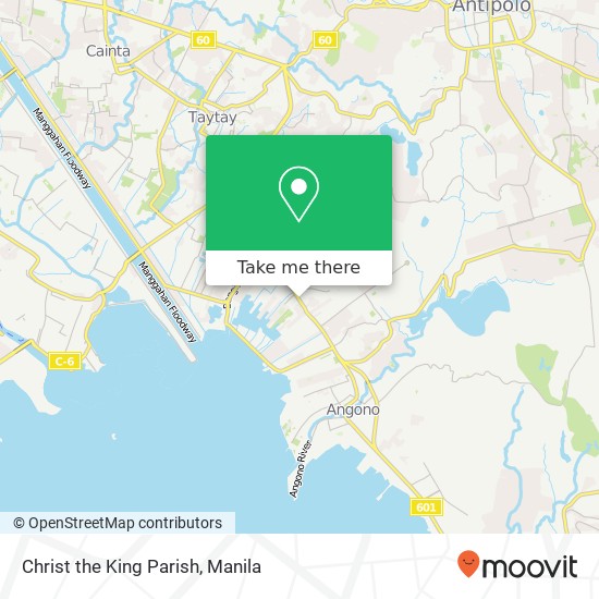 Christ the King Parish map
