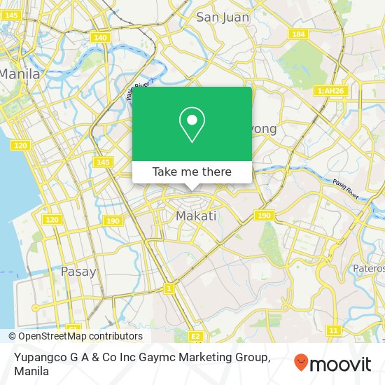 Yupangco G A & Co Inc Gaymc Marketing Group map