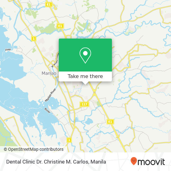 Dental Clinic Dr. Christine M. Carlos map