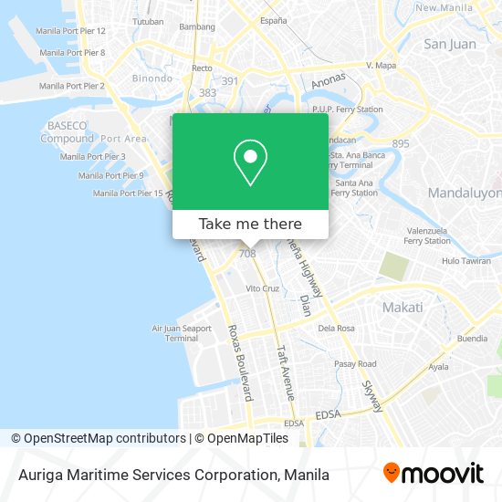 Auriga Maritime Services Corporation map