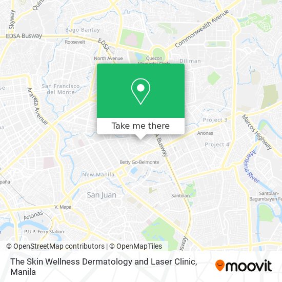 The Skin Wellness Dermatology and Laser Clinic map