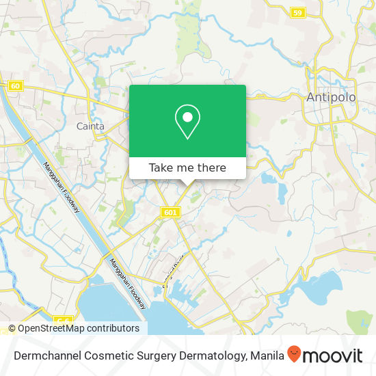 Dermchannel Cosmetic Surgery Dermatology map