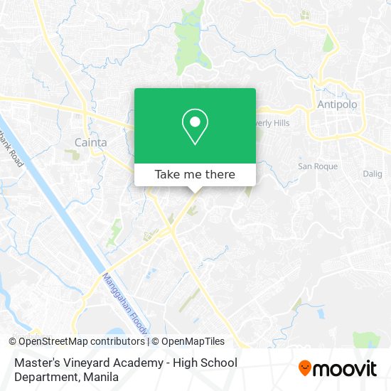 Master's Vineyard Academy - High School Department map