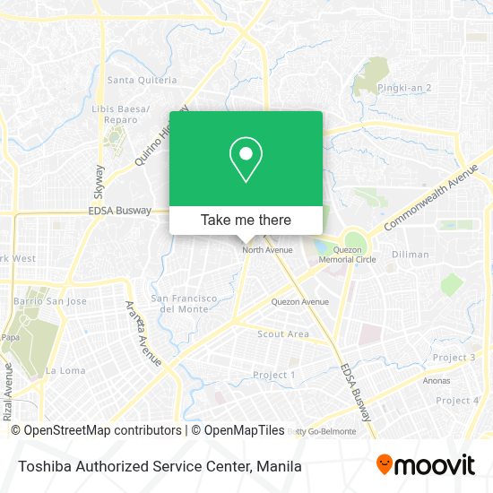 How To Get To Toshiba Authorized Service Center In Quezon City By Bus Or Train