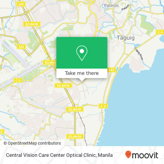 Central Vision Care Center Optical Clinic map