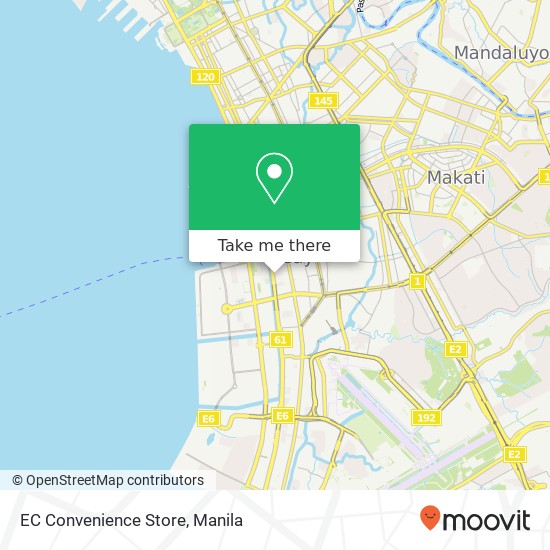 EC Convenience Store map