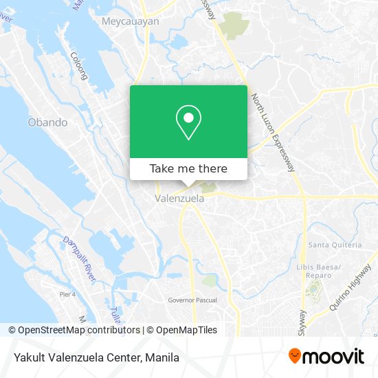 Yakult Valenzuela Center map