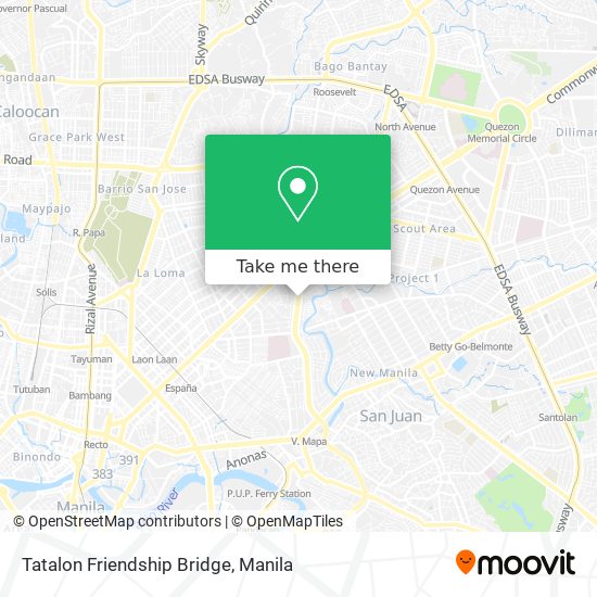 Tatalon Friendship Bridge map