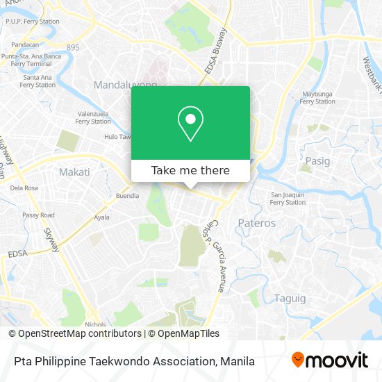 Pta Philippine Taekwondo Association map