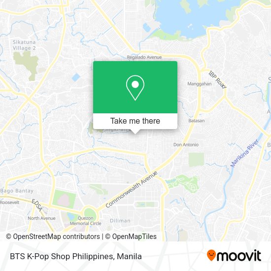 How To Get To Bts K Pop Shop Philippines In Quezon City By Bus Or Train Moovit How To Get To Bts K Pop Shop Philippines In Quezon City By Bus Or Train Moovit