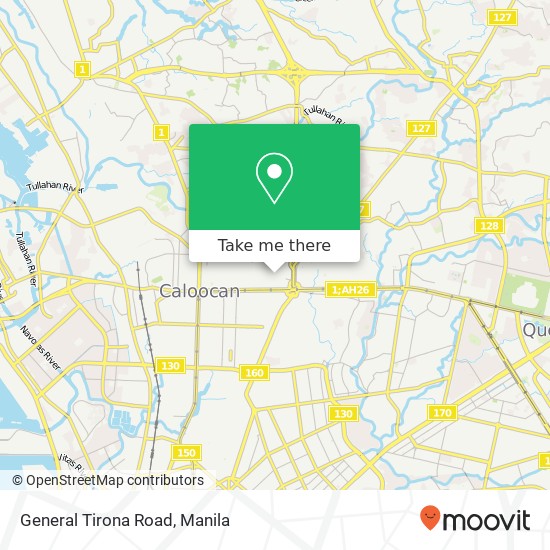 General Tirona Road map