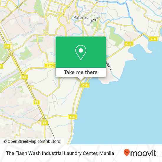 The Flash Wash Industrial Laundry Center map