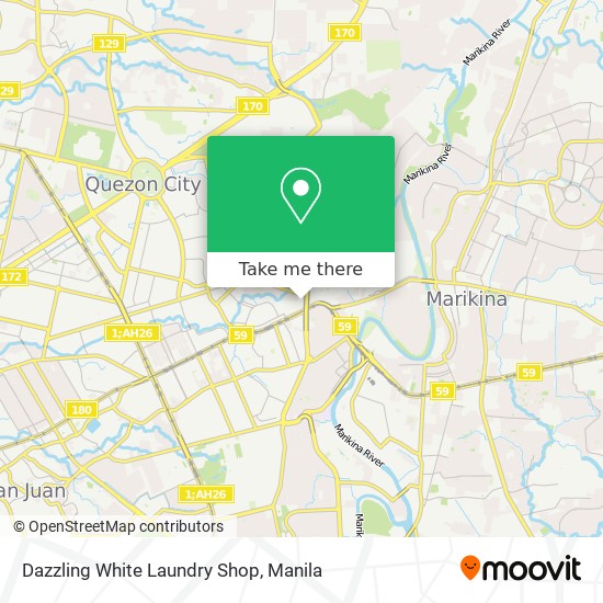 Dazzling White Laundry Shop map