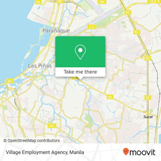 Village Employment Agency map