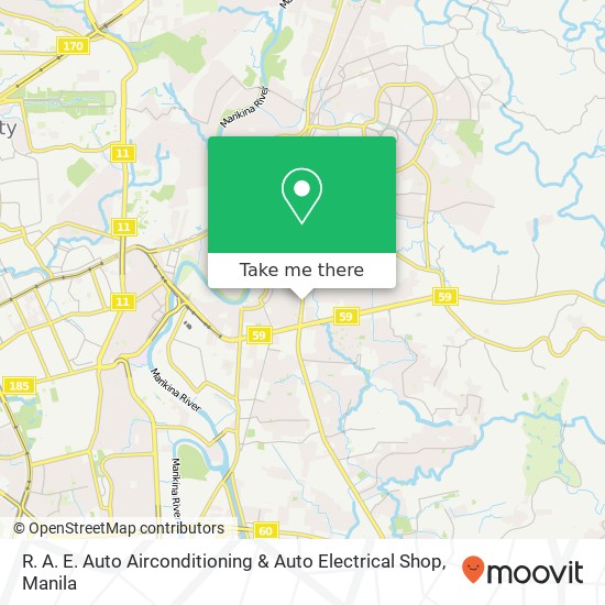 R. A. E. Auto Airconditioning & Auto Electrical Shop map